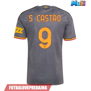 Lacne Muži Futbalové dres AS Roma Santiago Castro #9 2026-27 Krátky Rukáv - Tretina